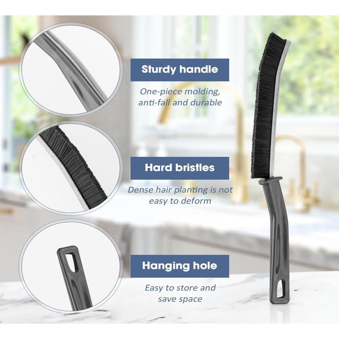 Juego de 3 cepillos de limpieza ProCover para ranuras y esquinas