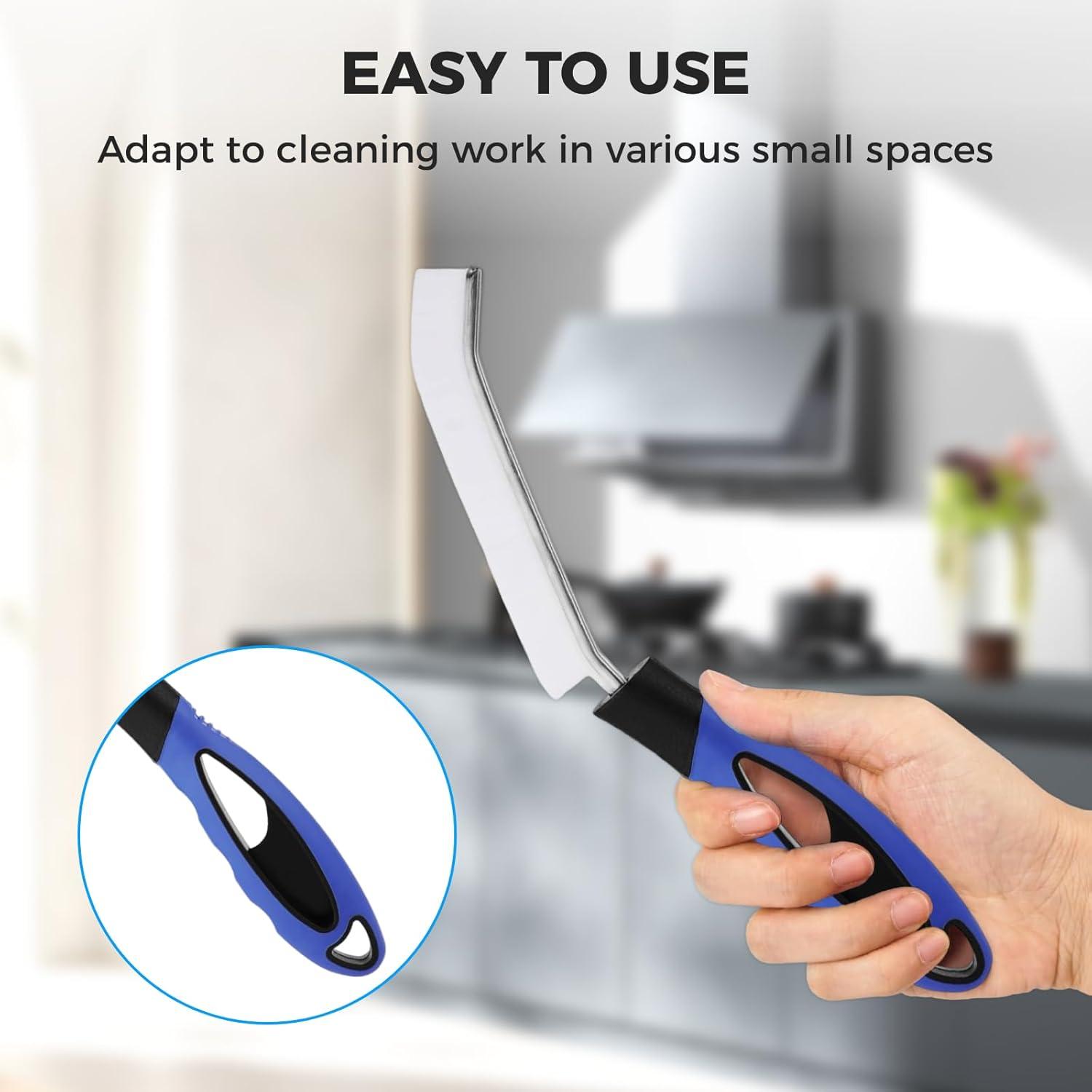 Juego de Cepillos de Limpieza 5 en 1 Fusionelle - Raspador y Cepillos para Ranuras