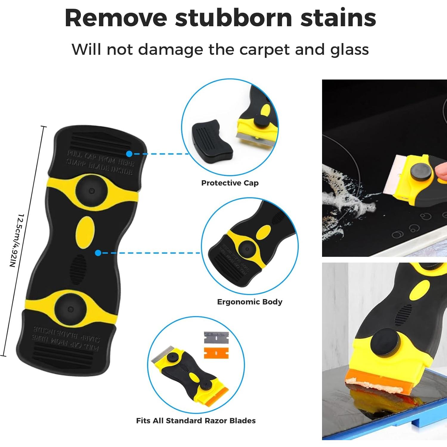 Juego de Cepillos de Limpieza 5 en 1 Fusionelle - Raspador y Cepillos para Ranuras