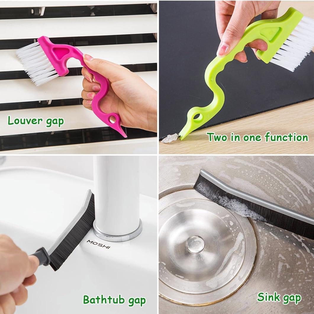 Juego de 26 Cepillos de Limpieza CRAFNEW para Grietas y Ranuras