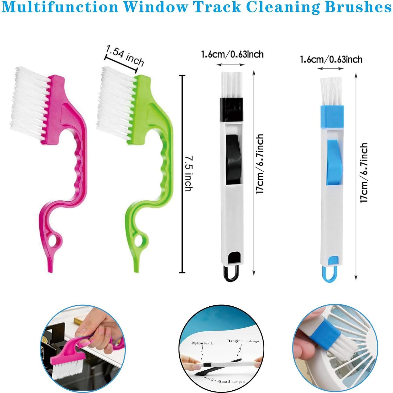 Juego de 18 Cepillos de Limpieza para Hogar Florailune