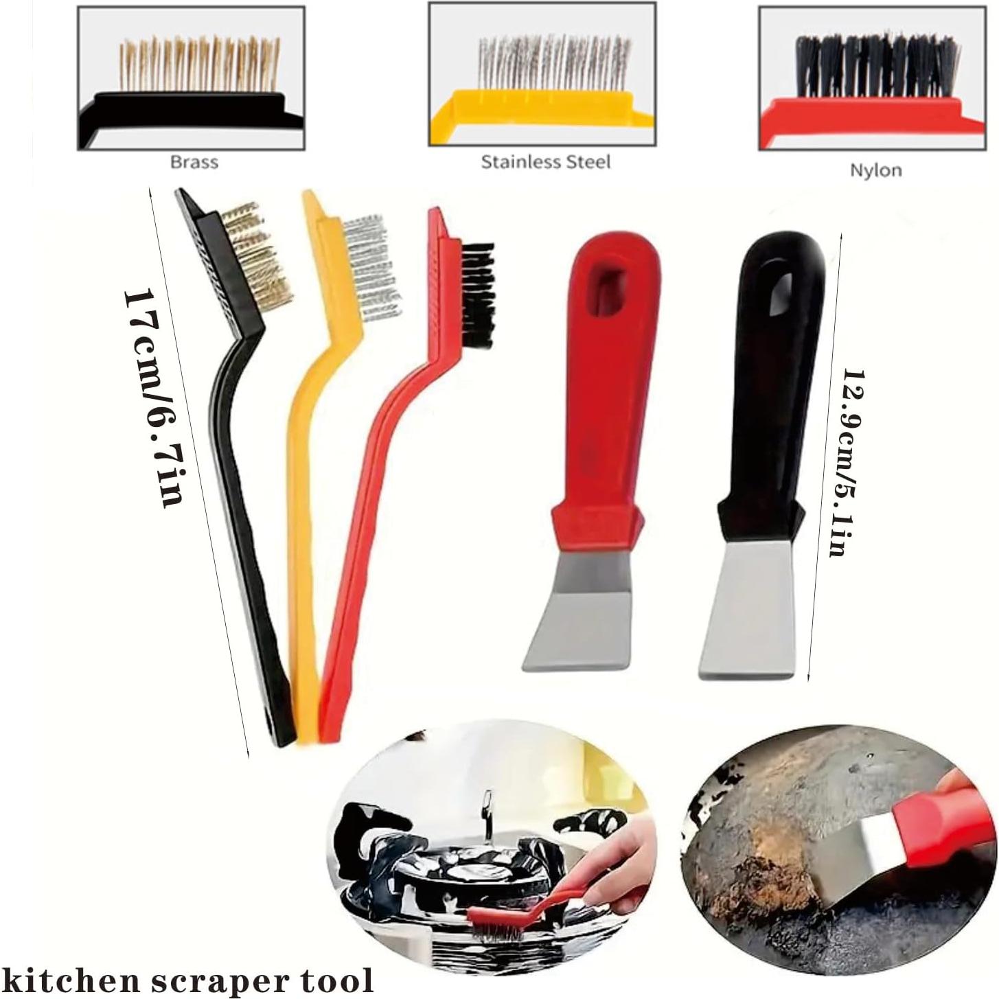 Juego de 18 Cepillos de Limpieza para Hogar Florailune