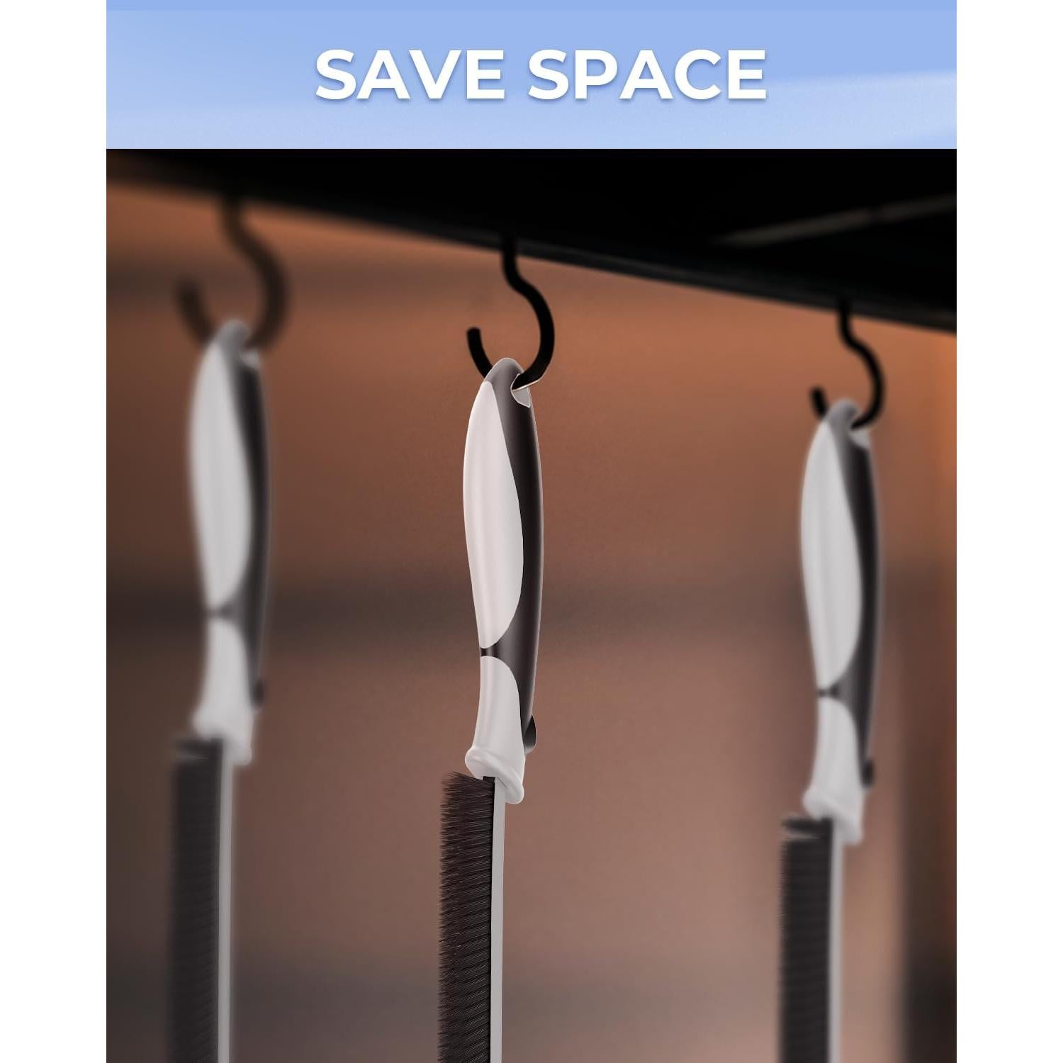 Cepillos de limpieza de ranuras CLEANGOR, 3 unidades, negro