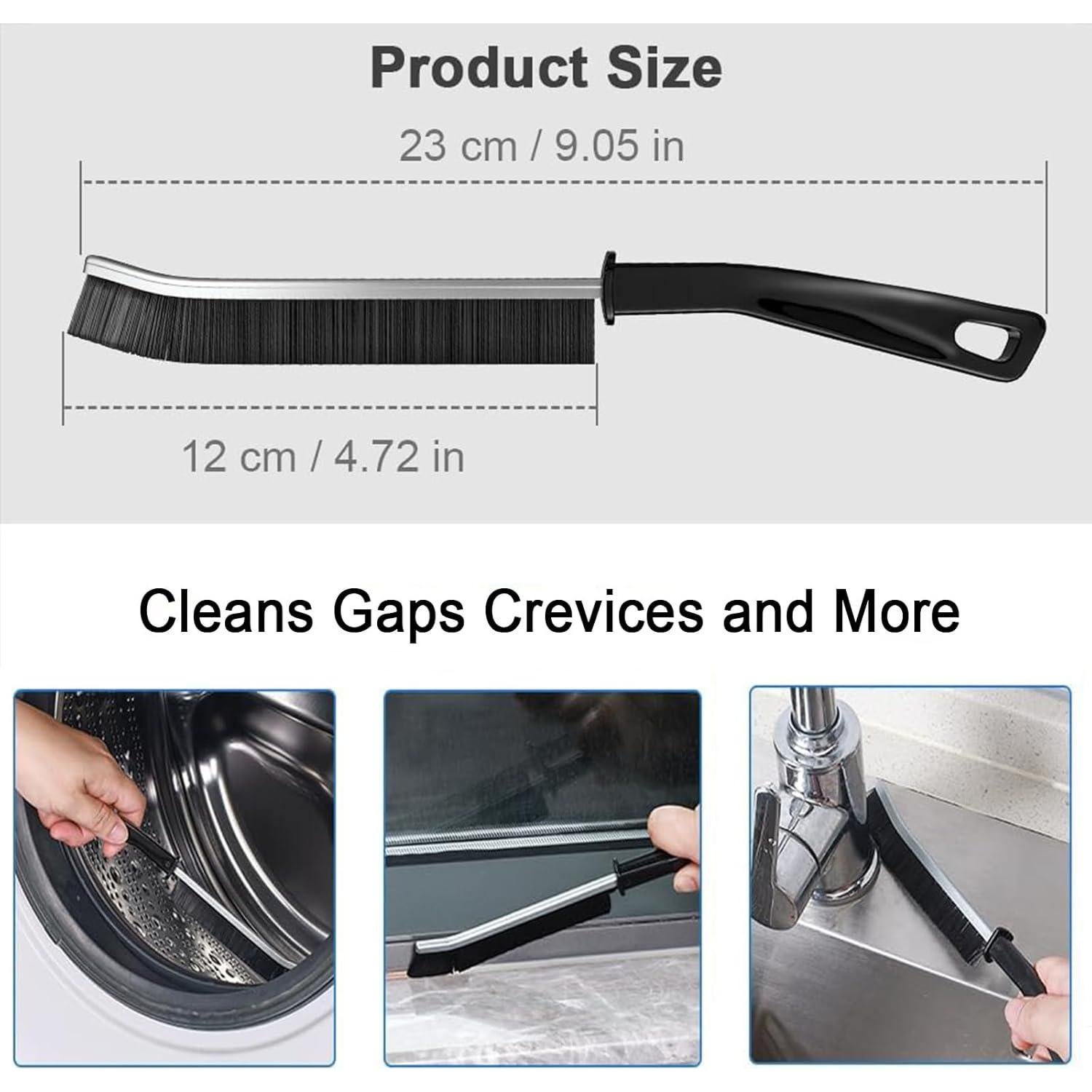 Cepillo de limpieza de ranuras QSMDH con cerdas duras 45g