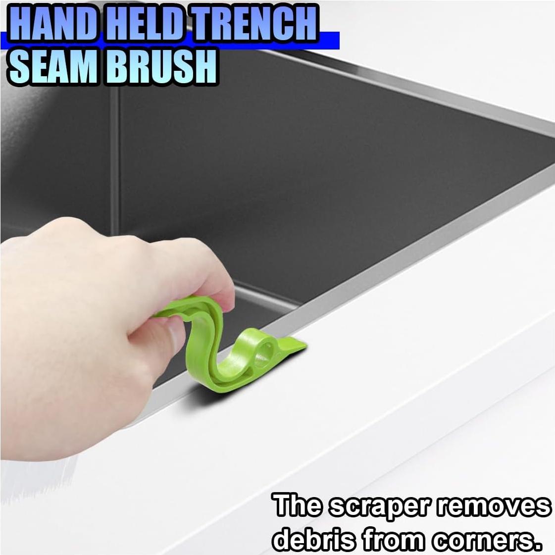 2 Cepillos de Limpieza de Riel de Ventana ZIMISI - Ergonómico