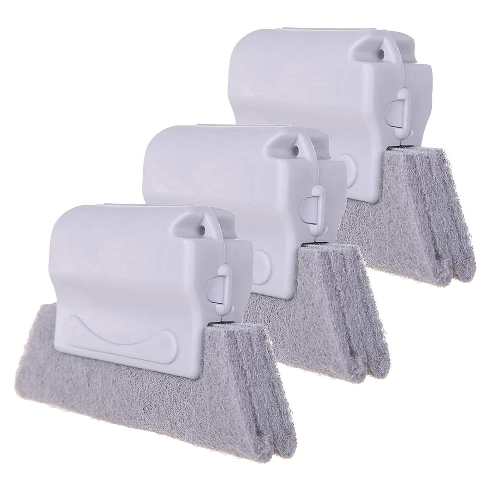 Cepillo de limpieza multifuncional Pufans 3PCS Beige/Gris/Azul