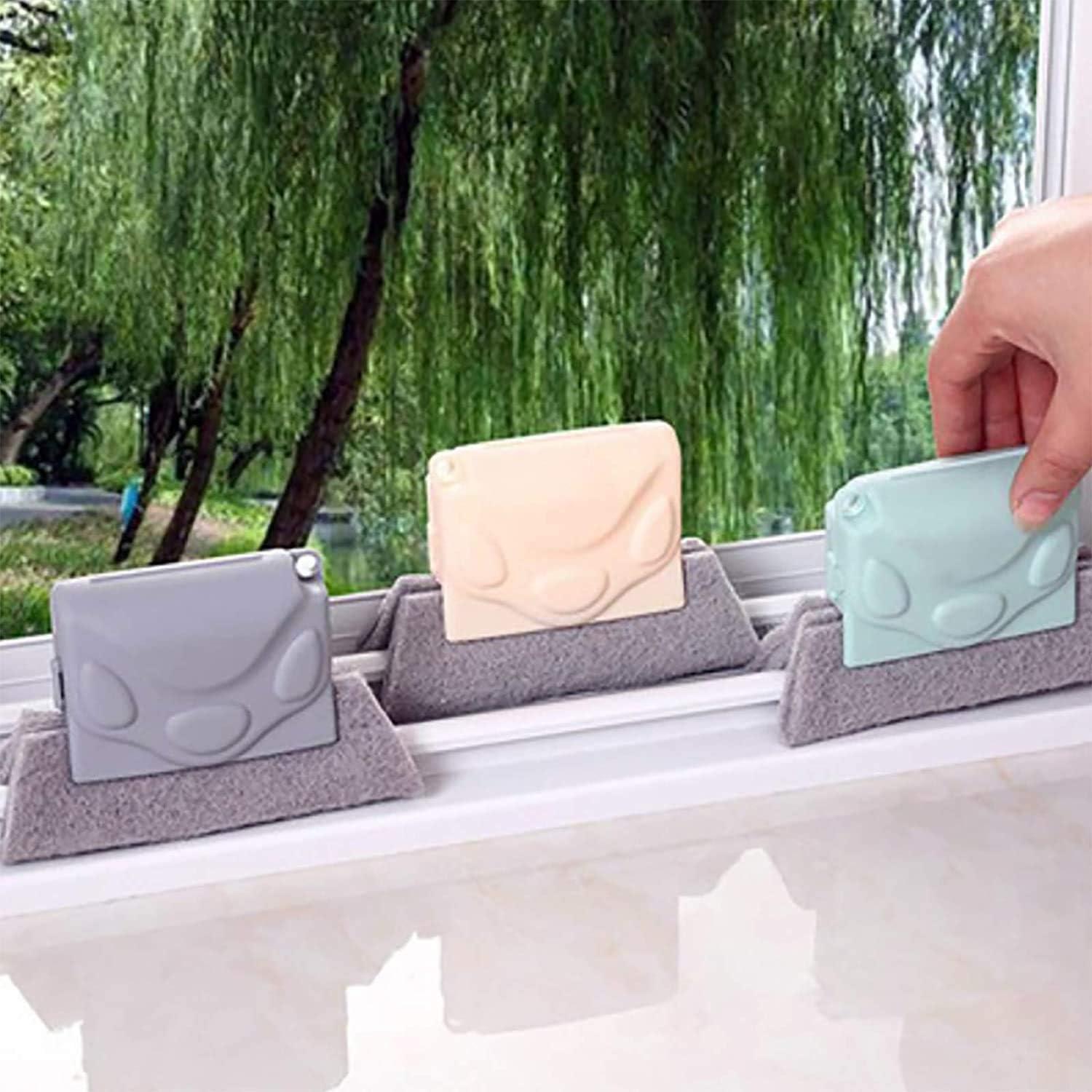 Cepillo de limpieza multifuncional Pufans 3PCS Beige/Gris/Azul