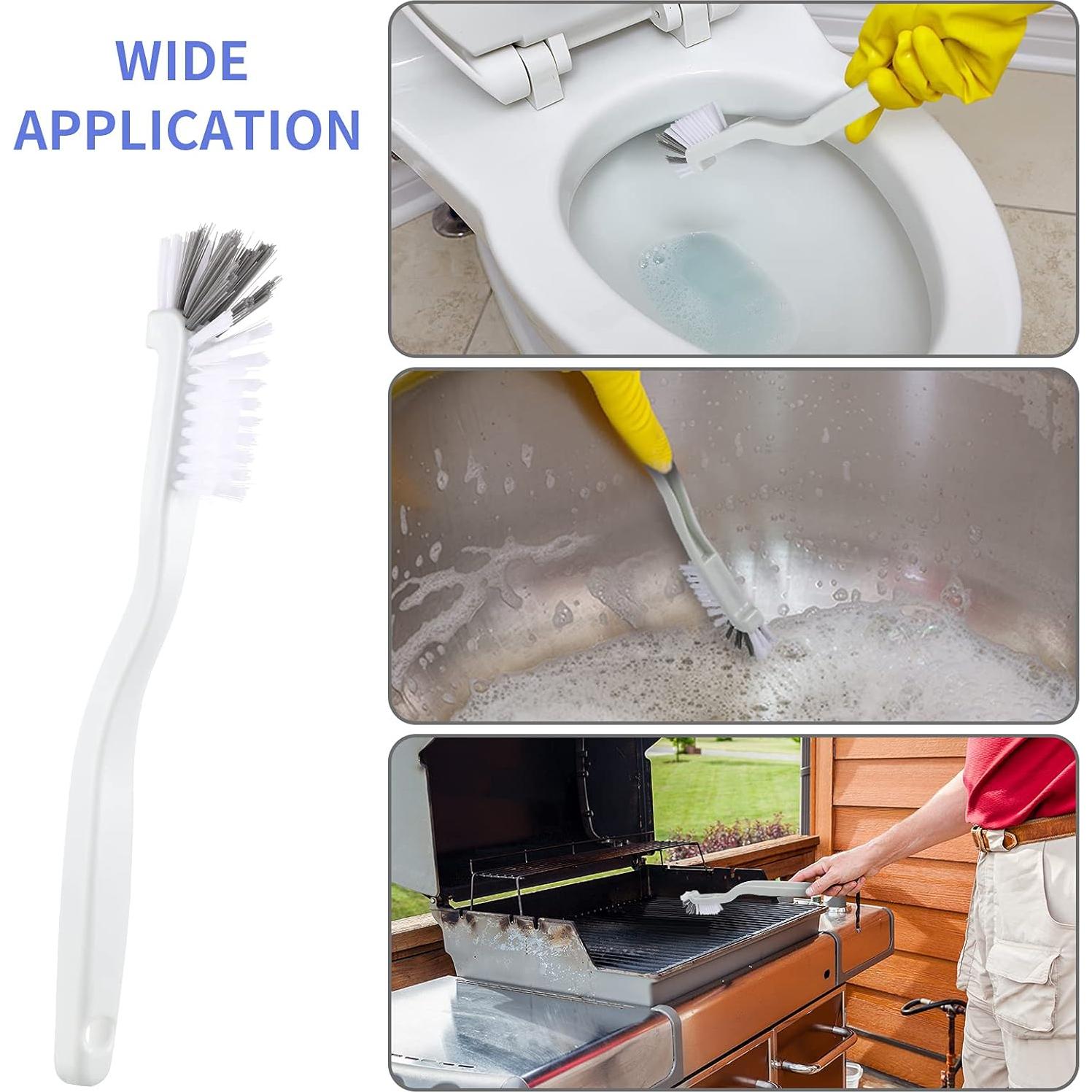 10 Piezas Cepillo de Limpieza 2-en-1 Patelai para Ventanas y Puertas