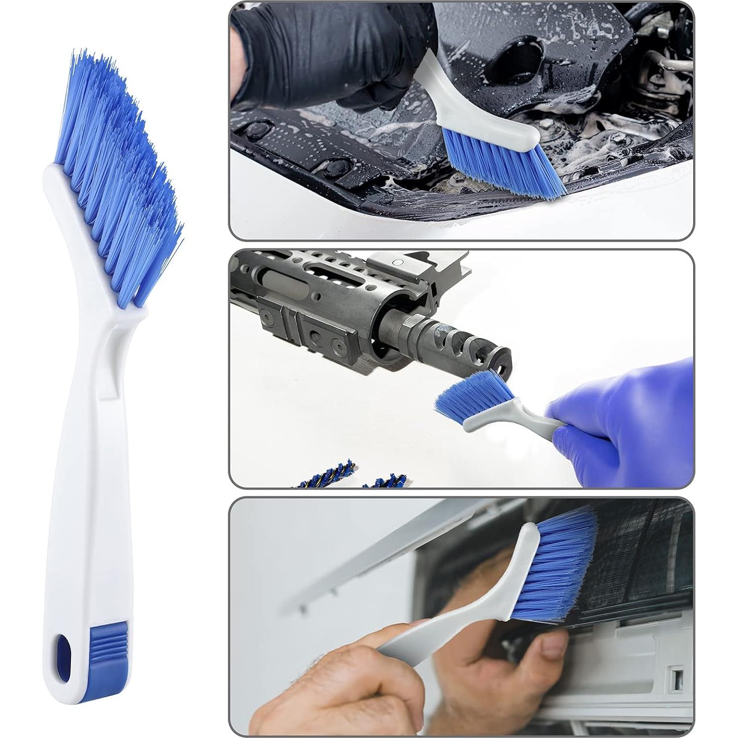 10 Piezas Cepillo de Limpieza 2-en-1 Patelai para Ventanas y Puertas