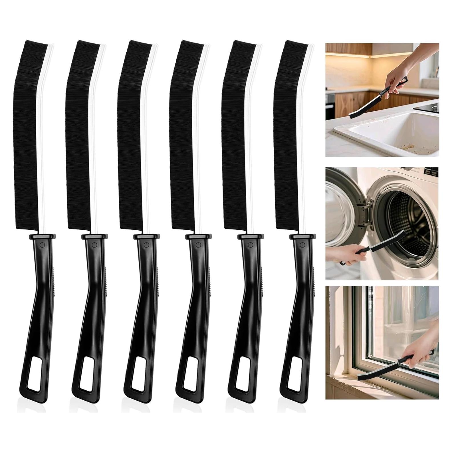 Cepillo de limpieza 6 PCS LKbeuuu cerdas duras para rincones