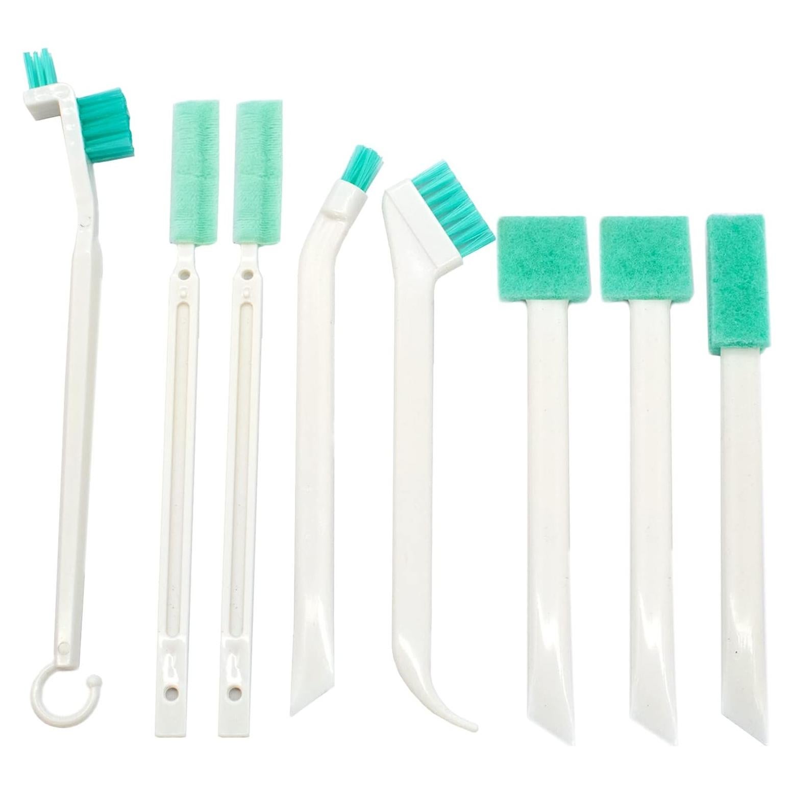 Juego de 8 Cepillos de Limpieza LIOUCBD para Grietas y Botellas