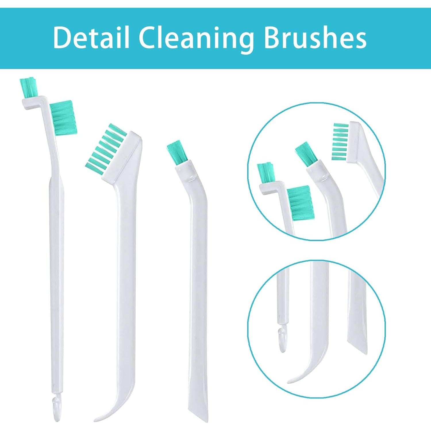 Juego de 8 Cepillos de Limpieza LIOUCBD para Grietas y Botellas