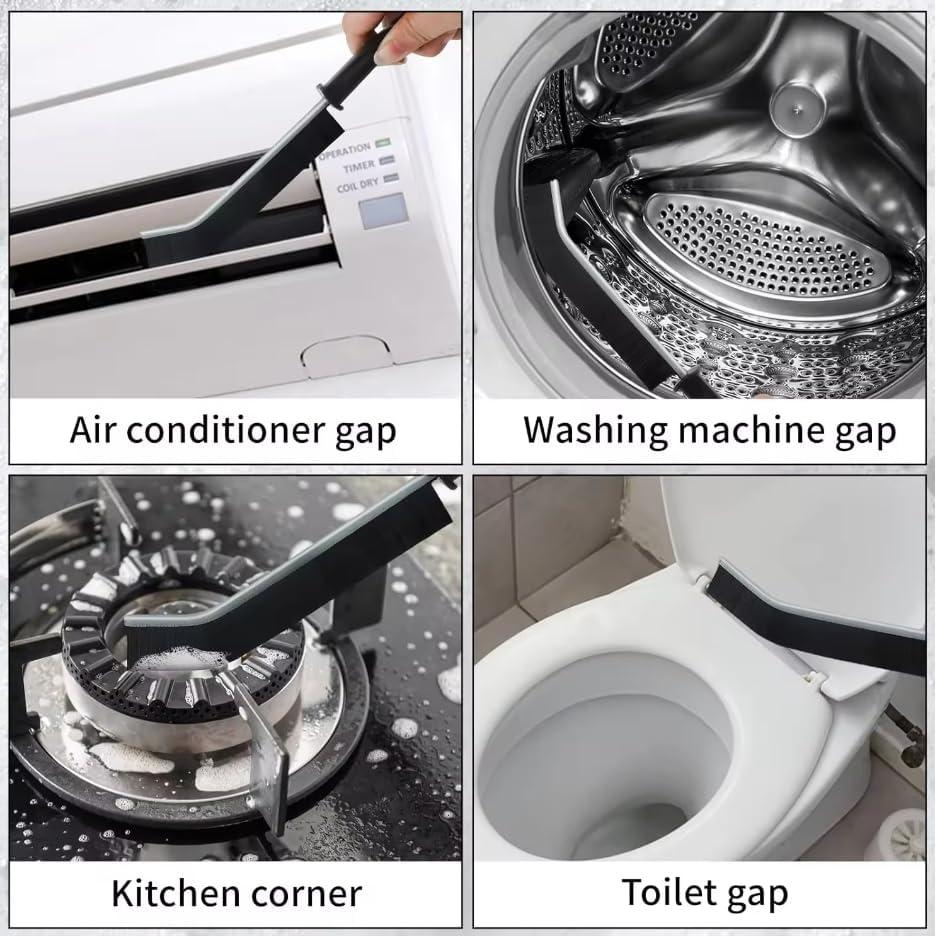 Cepillo de limpieza de ranuras Genérico - 2 unidades, negro