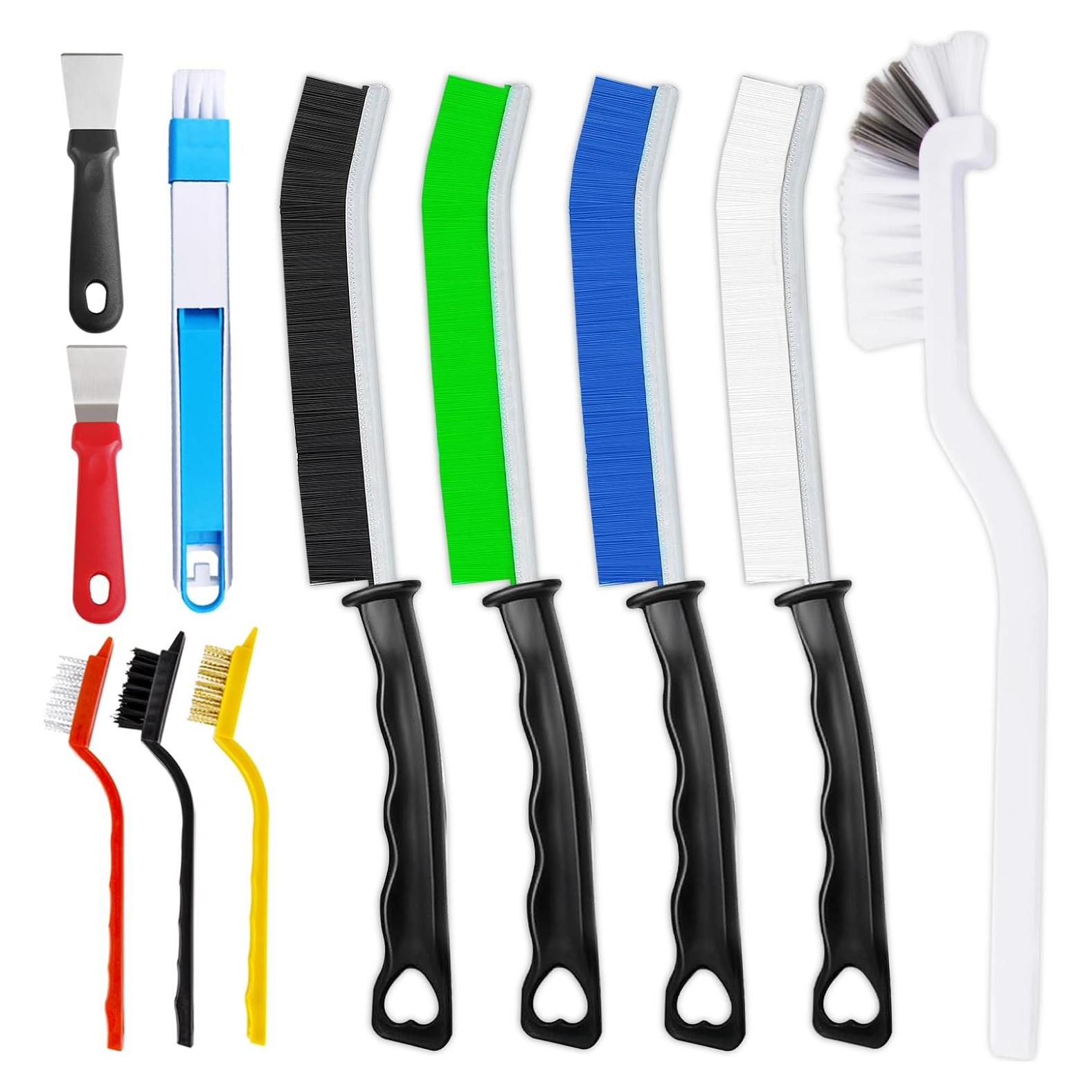 Juego de Cepillos de Limpieza Fansto 12 Piezas para Espacios Estrechos