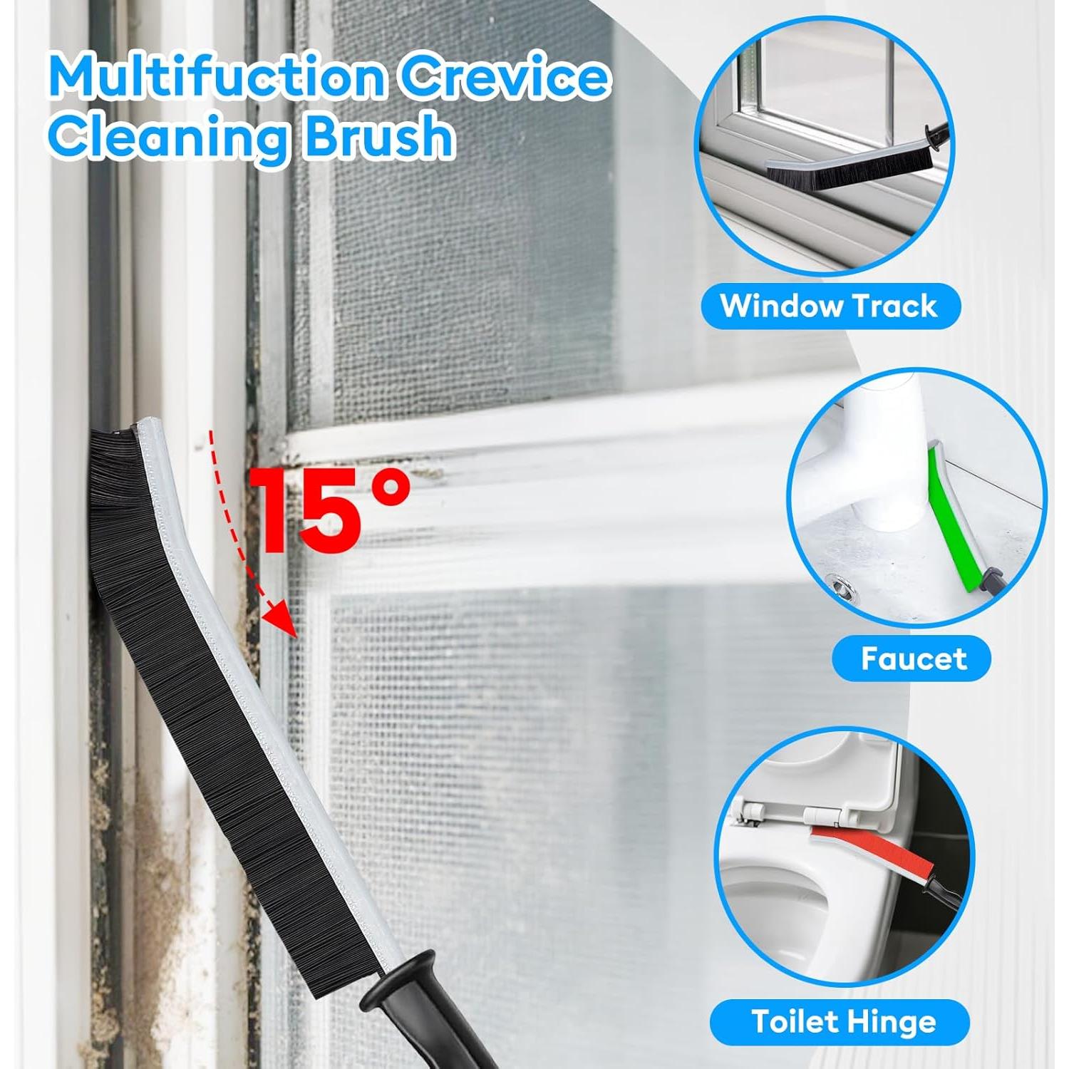 Juego de Cepillos de Limpieza Fansto 12 Piezas para Espacios Estrechos
