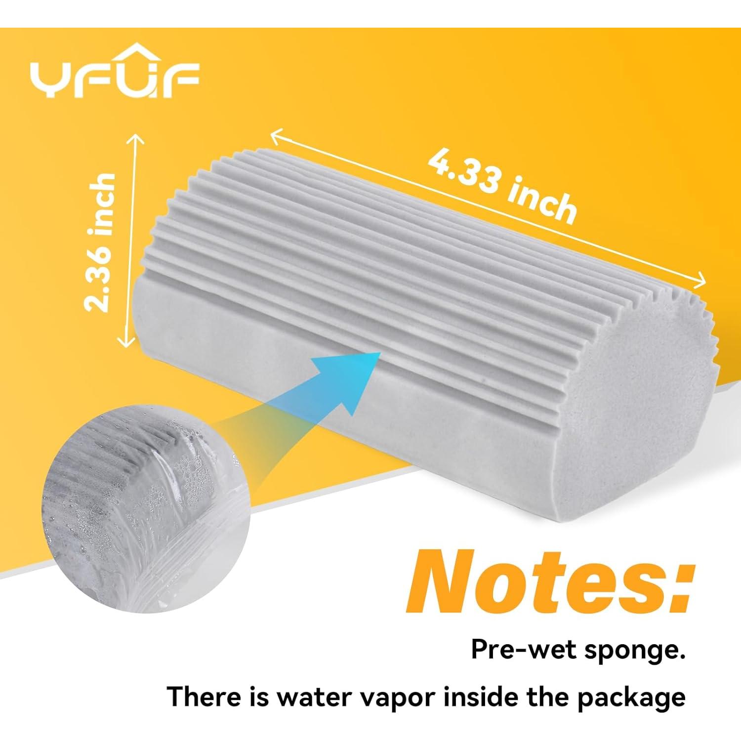 Esponja Limpiadora Húmeda YFUIF 2-Pack Multiusos Gris