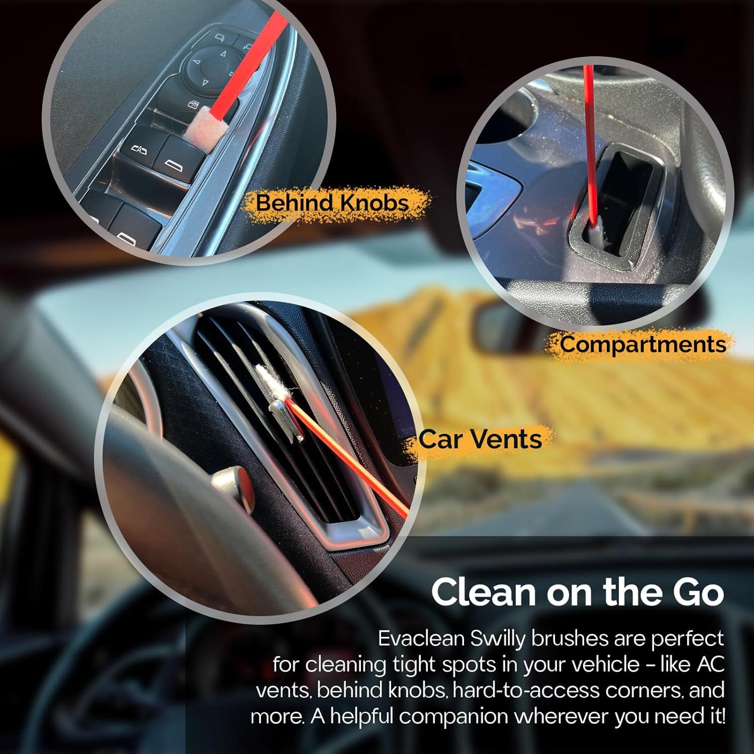 Cepillos Desechables EvaClean Swilly Original - 100 Unidades - Limpieza Eficaz