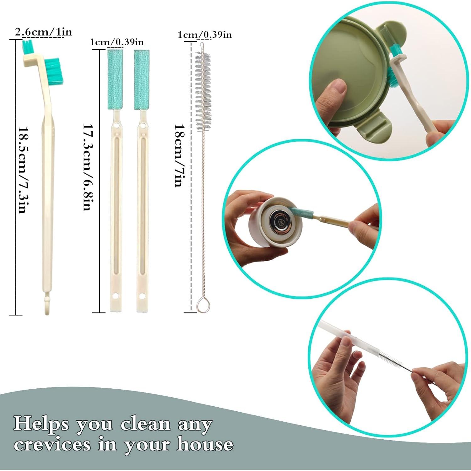 Conjunto de 18 Brochas de Limpieza ELEMGULY para Grietas