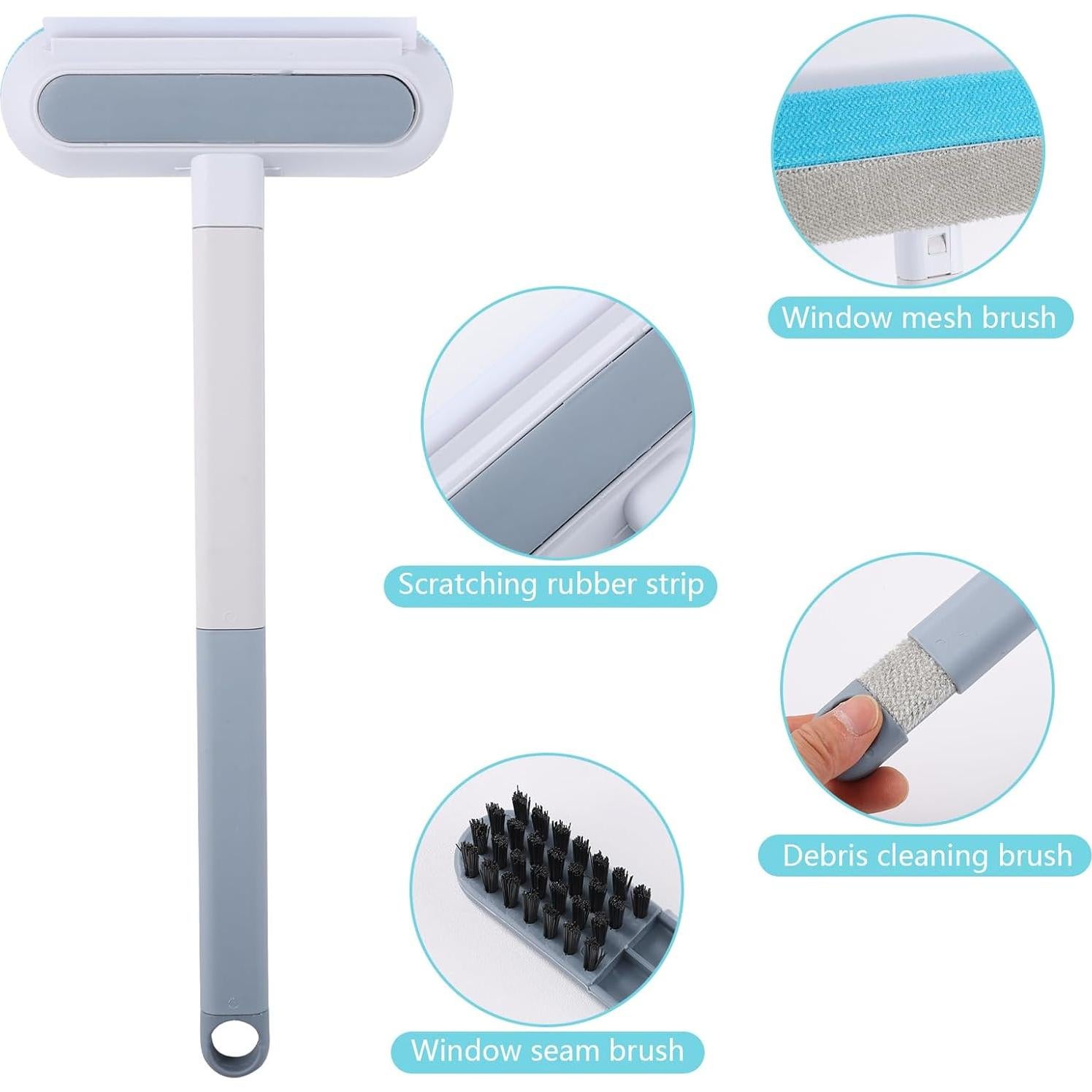 Herramienta Limpiadora de Ventanas 4 en 1 CebraBounze