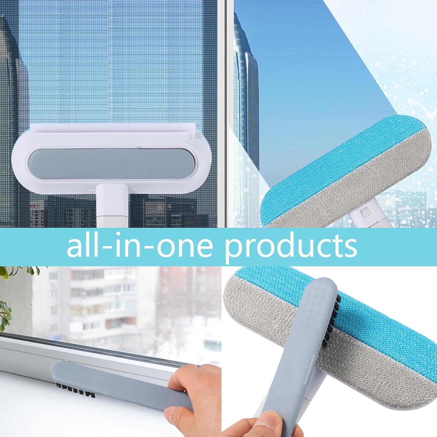 Herramienta Limpiadora de Ventanas 4 en 1 CebraBounze