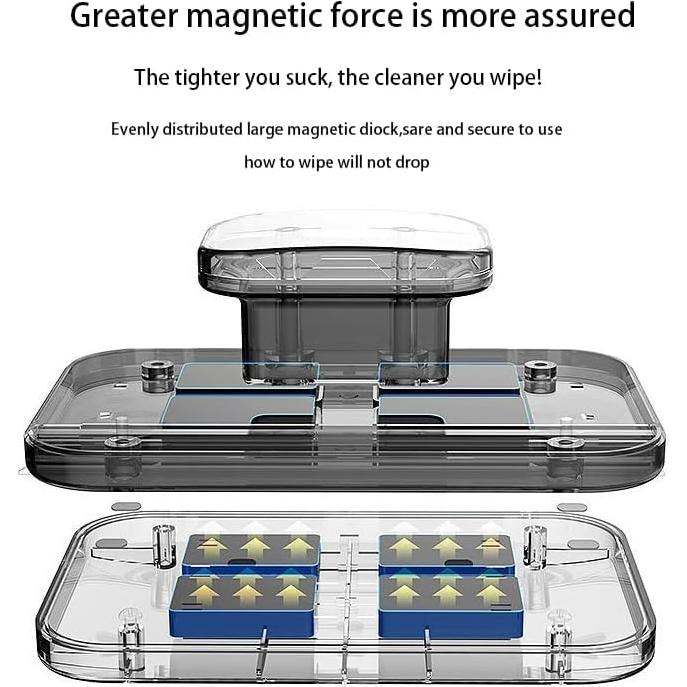 Juego de Limpiaparabrisas Magnético ZUMOIS para Ventanas 3-10mm