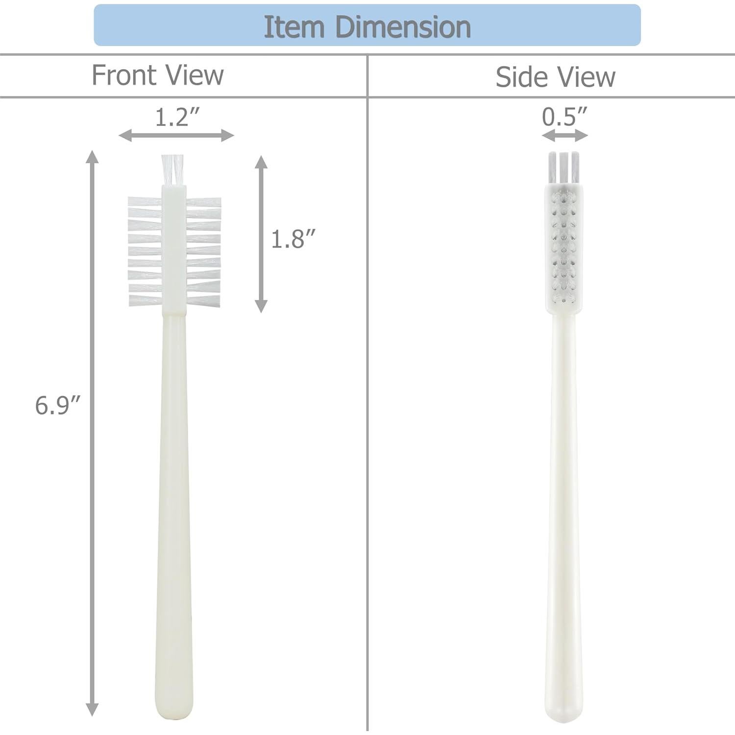 EIKS 10 Cepillos de Limpieza para Exprimidores y Cocina