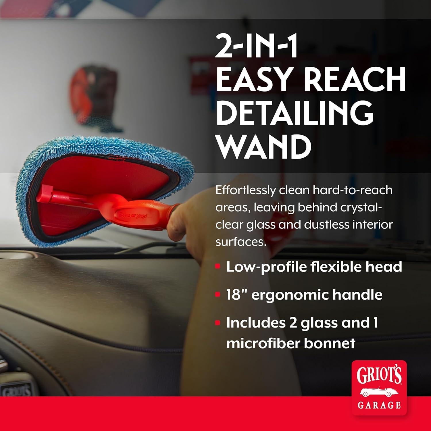 Varita de Detalle 2-en-1 Griot's Garage para Limpieza de Vehículos