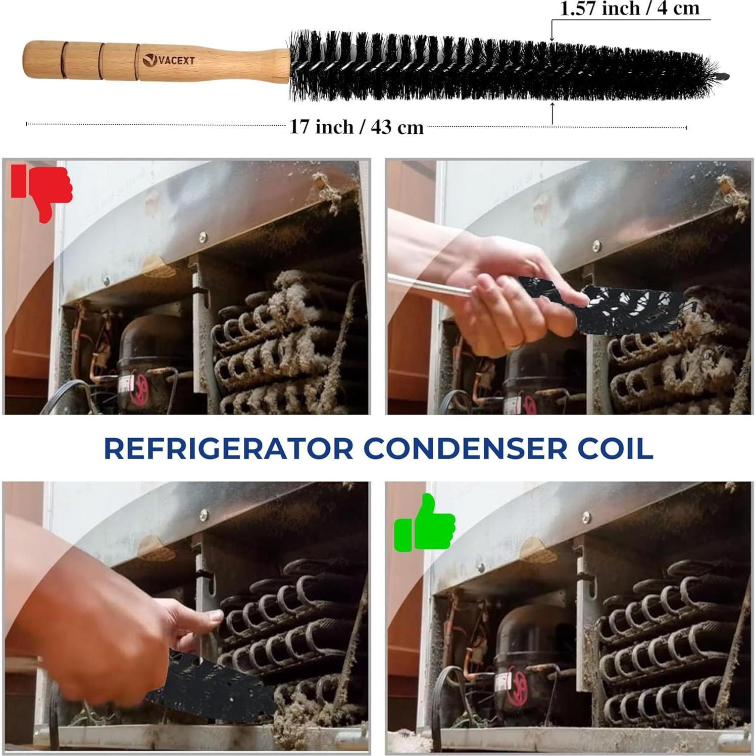 Juego de Cepillos de Limpieza de Grietas ENUKYCOM - 2 Piezas
