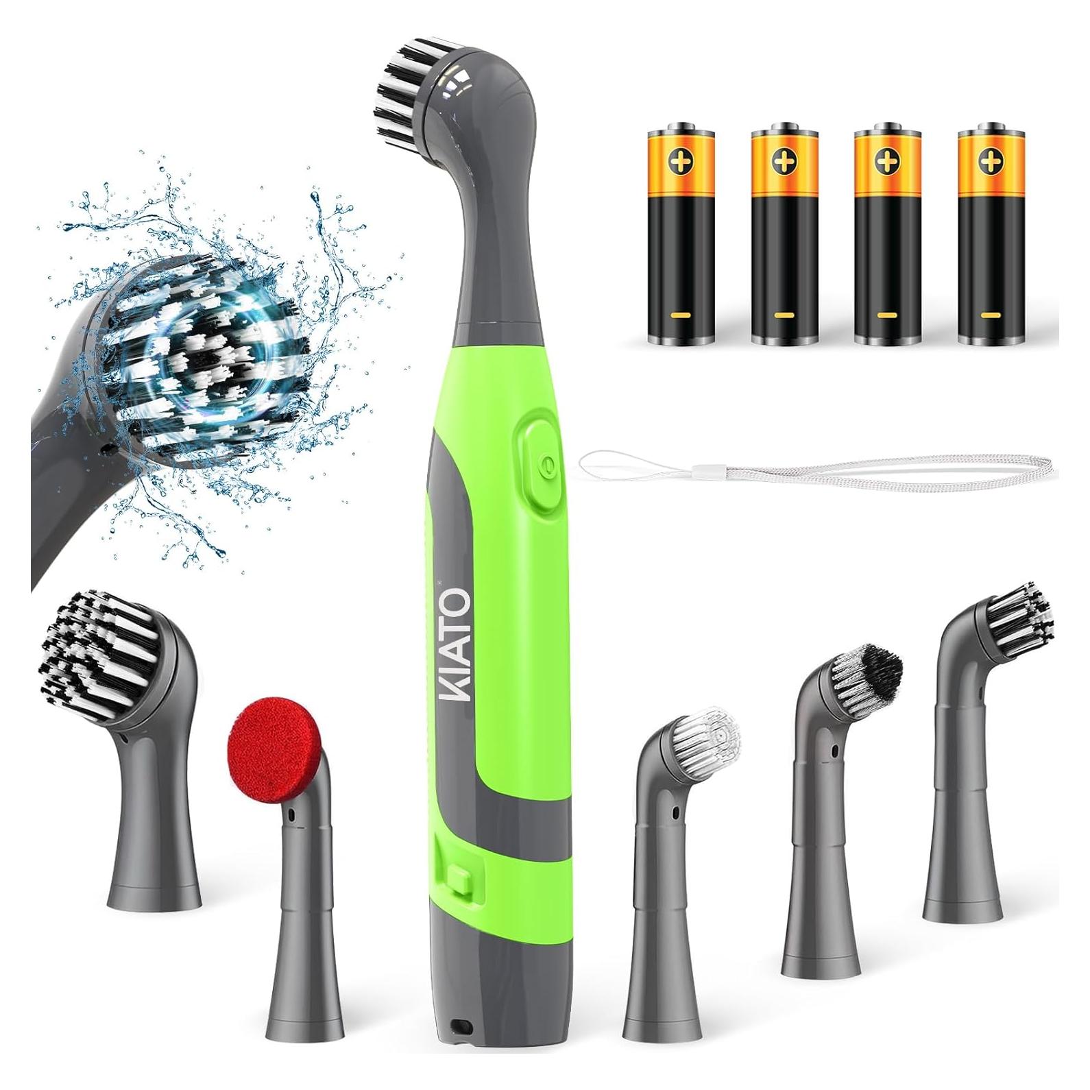 Cepillo de limpieza eléctrico Kiato RMSS03GN con 11 accesorios