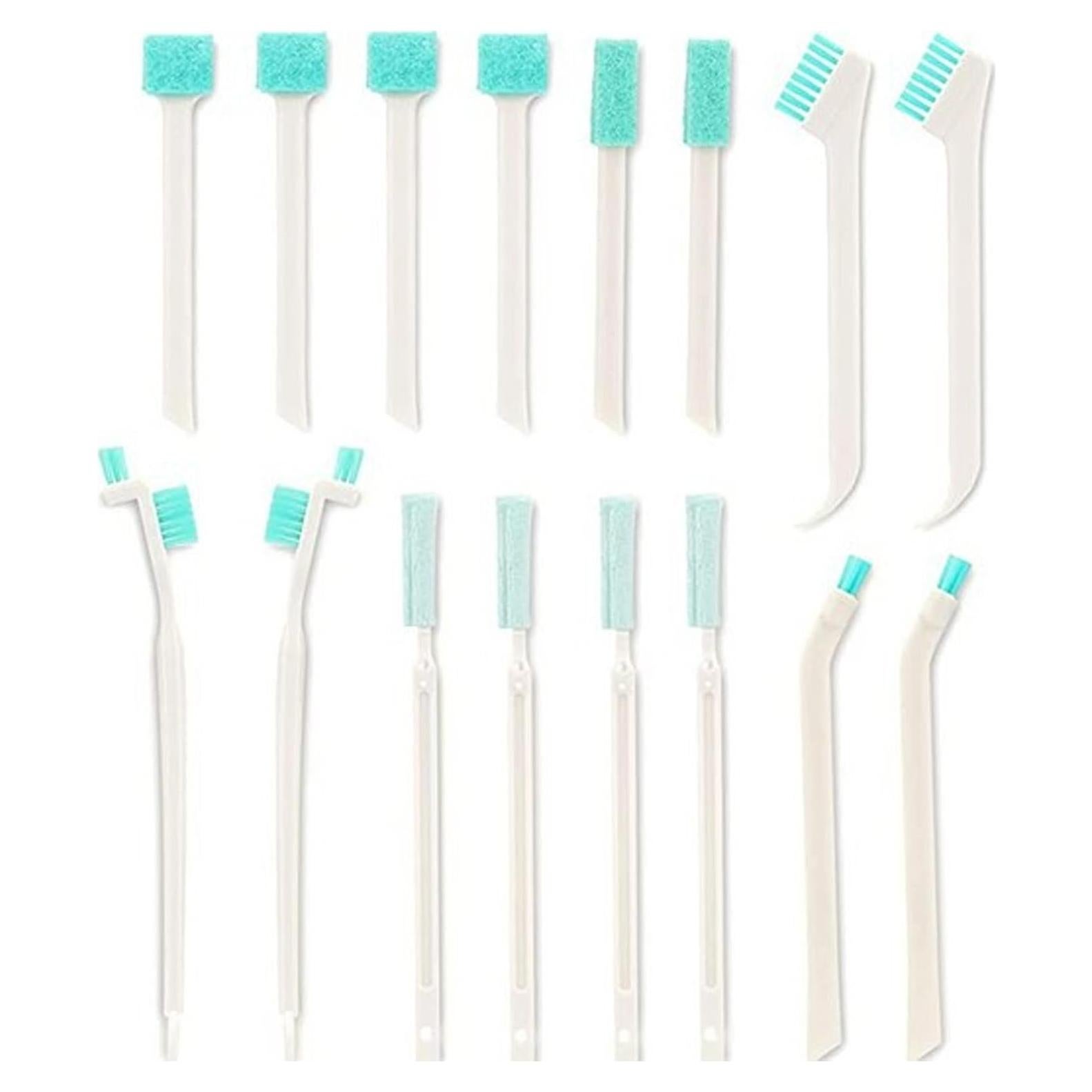 16 Cepillos de Limpieza Jipaziy 8 en 1 para Grietas y Ranuras