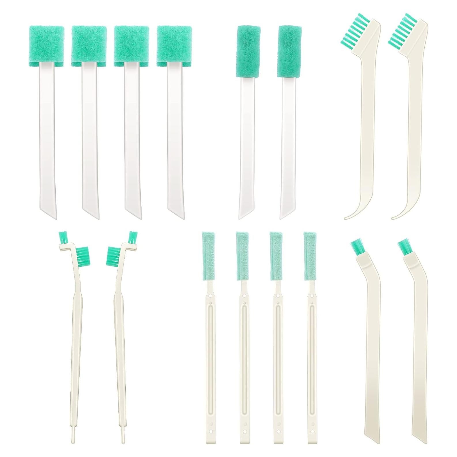 XINRUI 16 Cepillos de Limpieza para Grietas - Azul