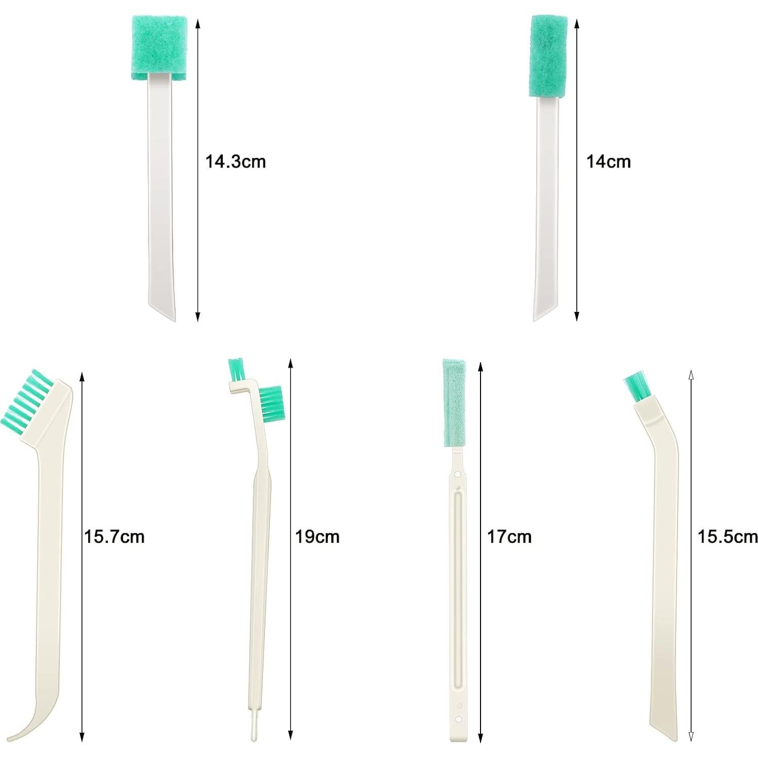 XINRUI 16 Cepillos de Limpieza para Grietas - Azul