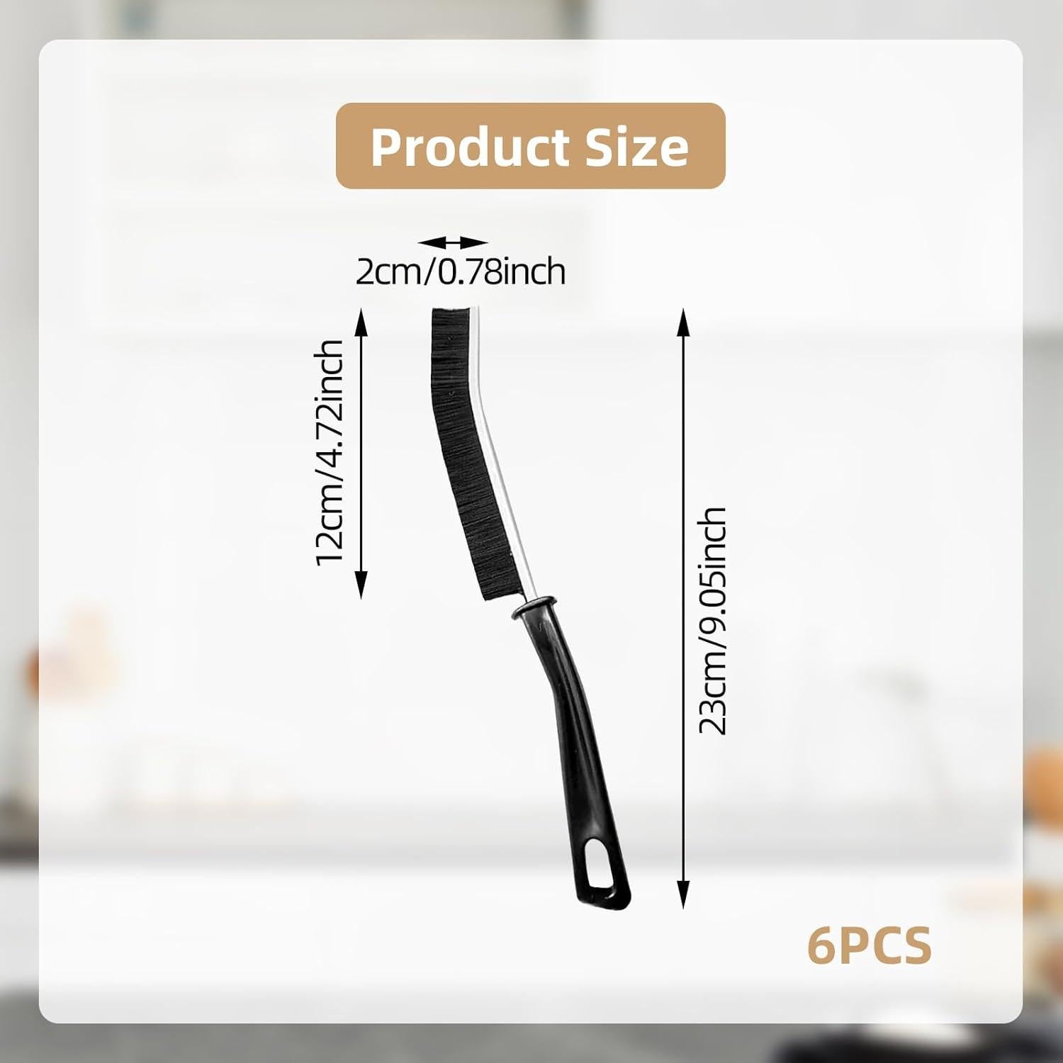 Paquete de 6 Cepillos de Limpieza Multiusos Hekmaden