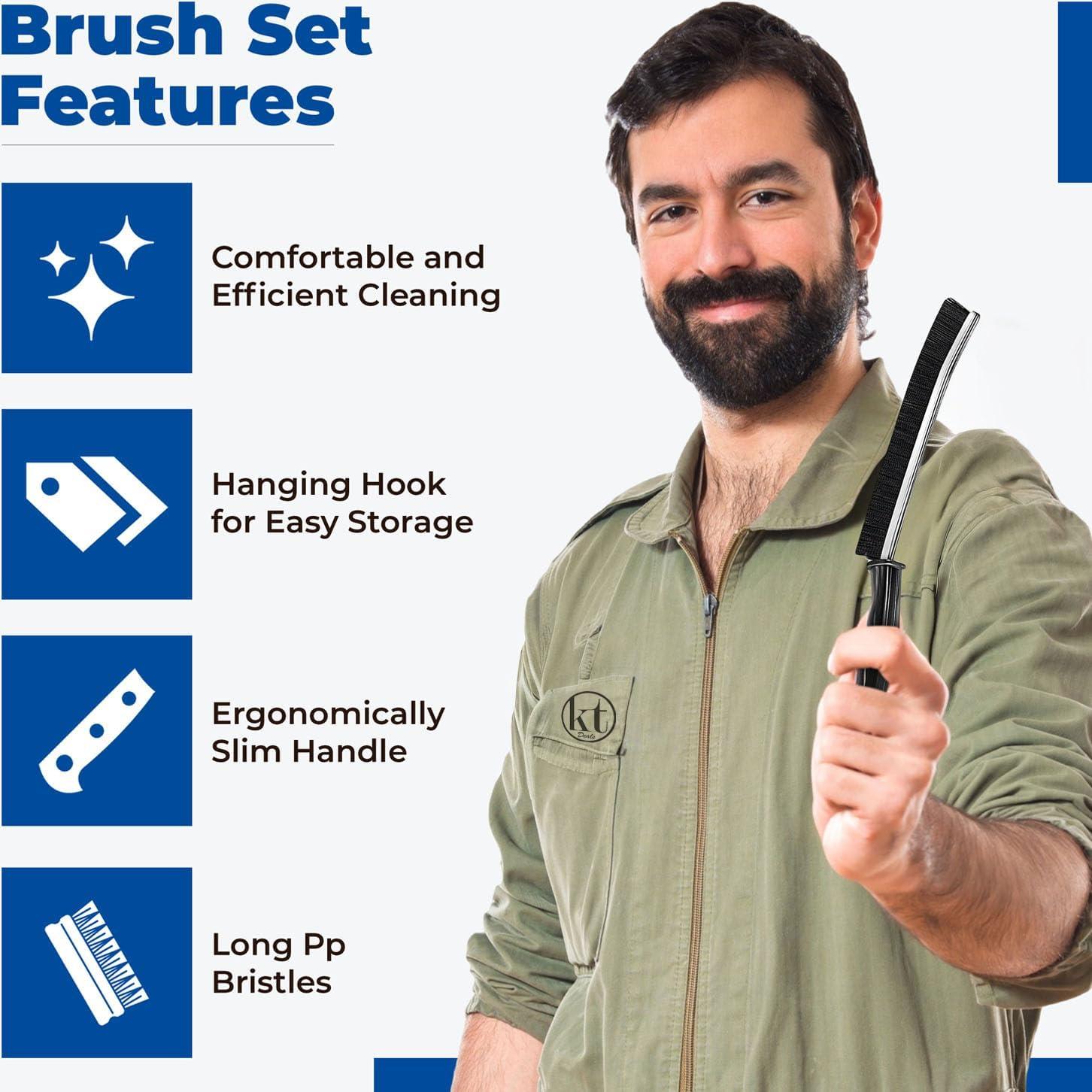 Juego de Cepillos de Limpieza de Grietas 6 Piezas KT Deals