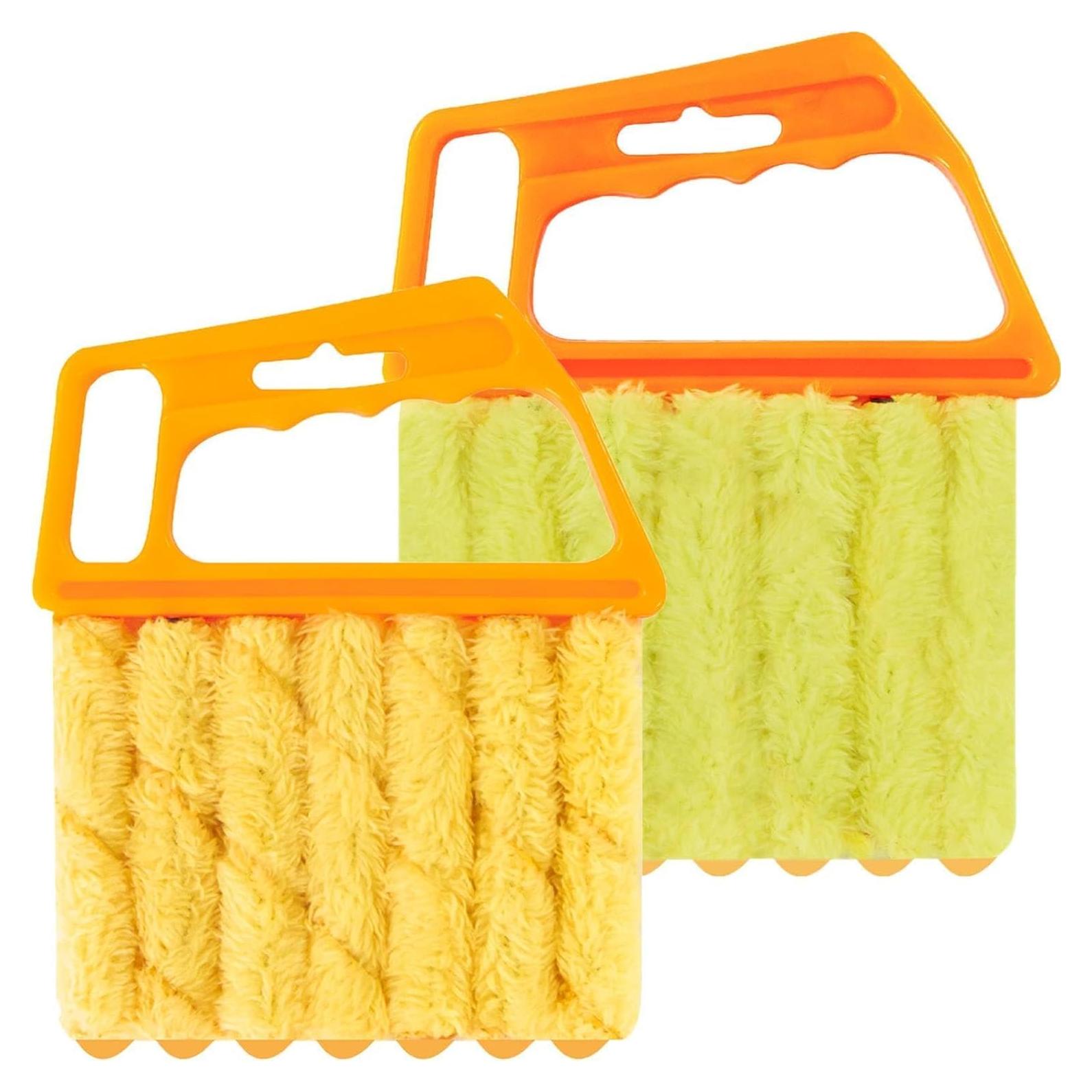 Limpiador de Persianas Hokoad 2 Pcs - Cepillo Lavable Ergonómico