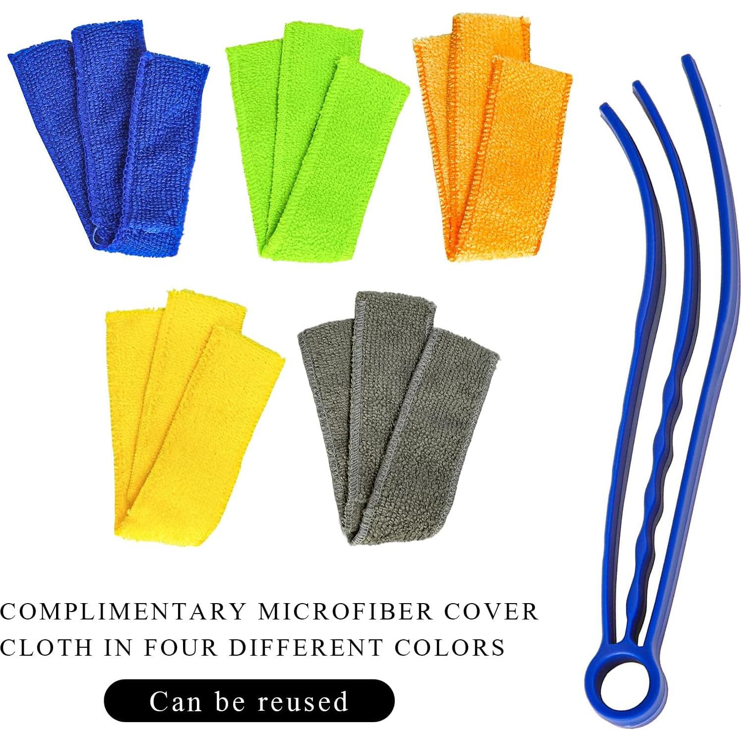 Limpiador de Persianas SHMZK con Cepillo Duster y 5 Mangas