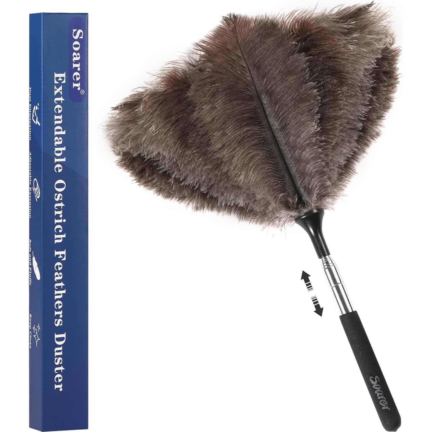 Duster Extensible de Plumas de Avestruz Soarer 101.6cm