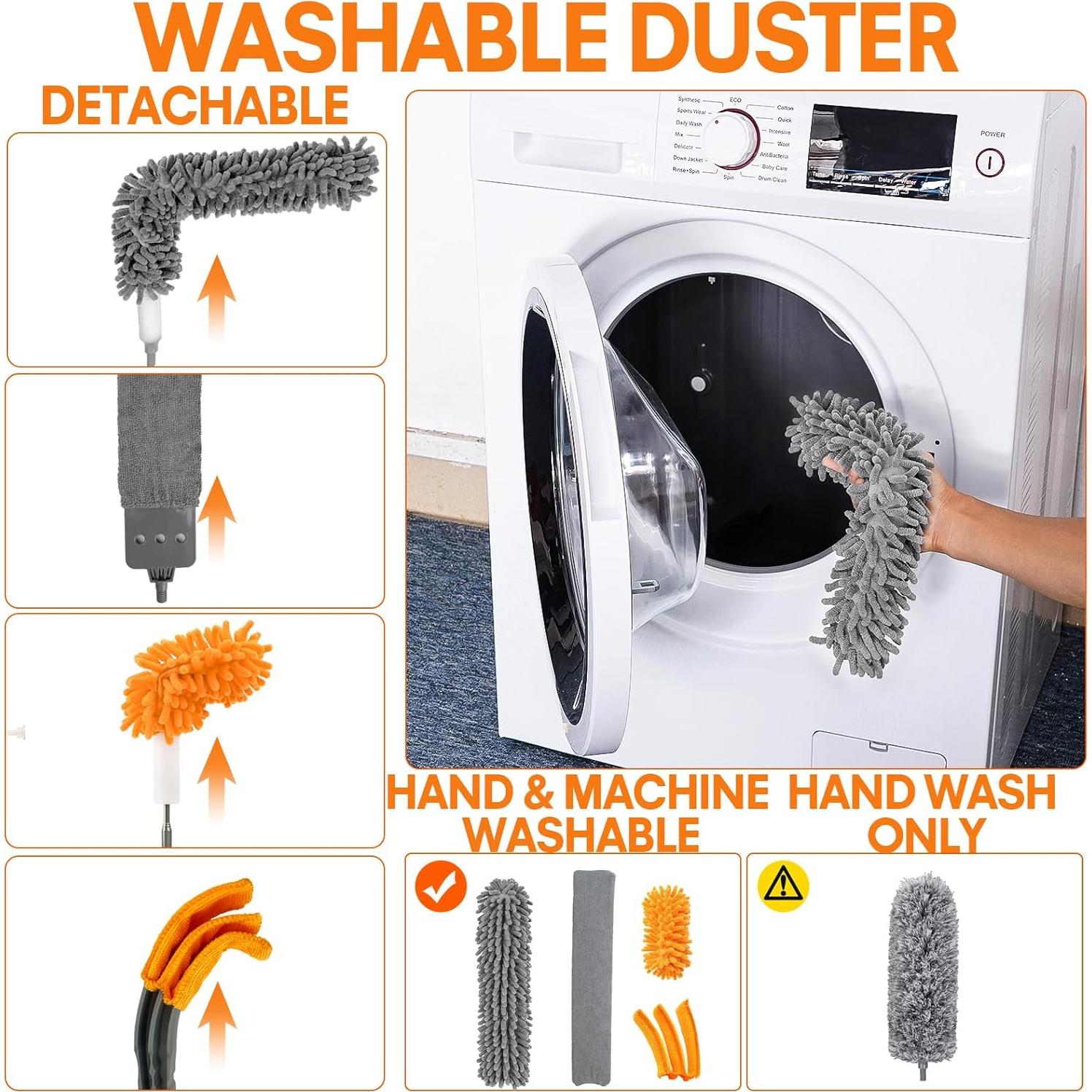 Limpiador de Ventiladores de Techo Newliton con Mango Extensible 76-254 cm