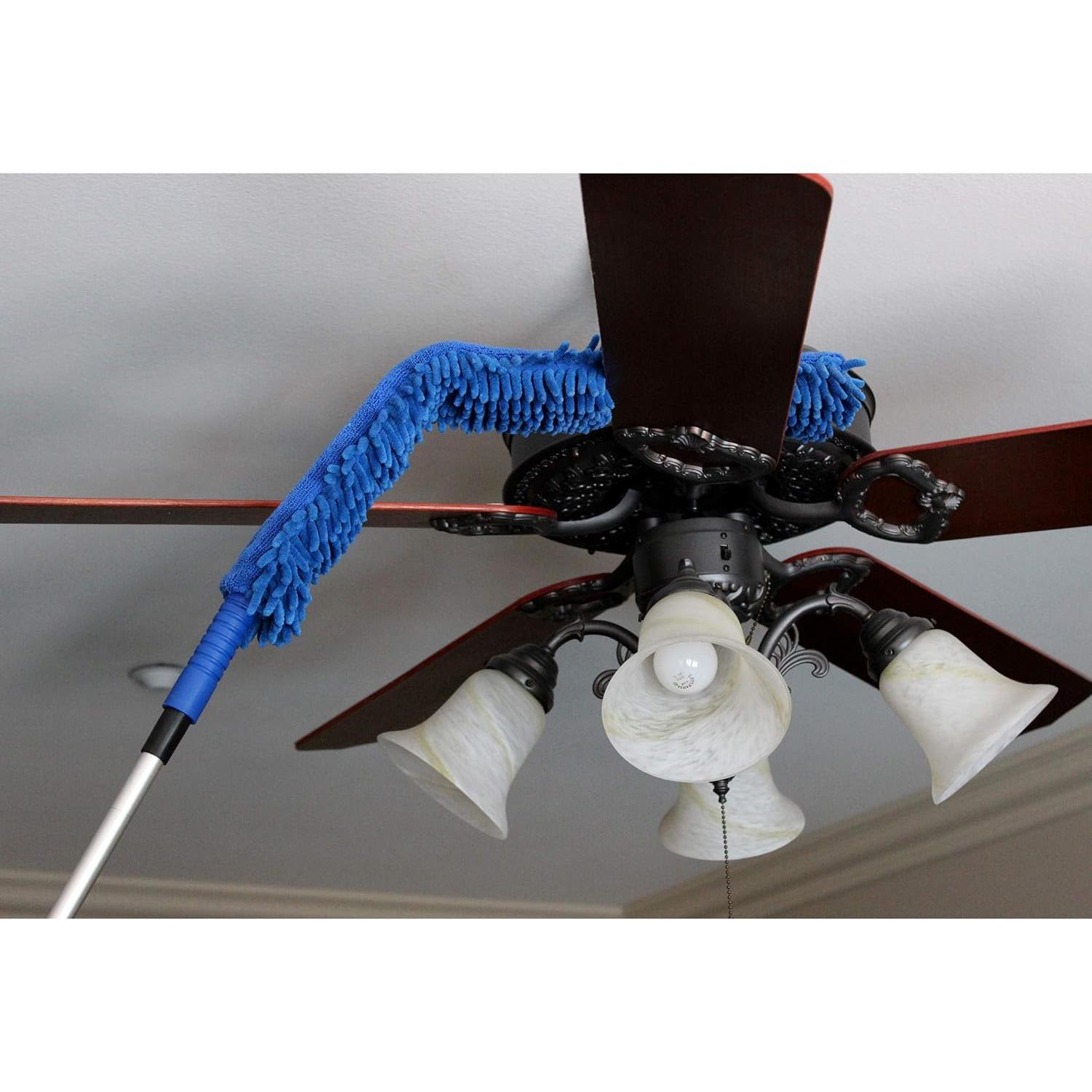 Duster de Microfibra CleanAide con Polo Telescópico 140 cm