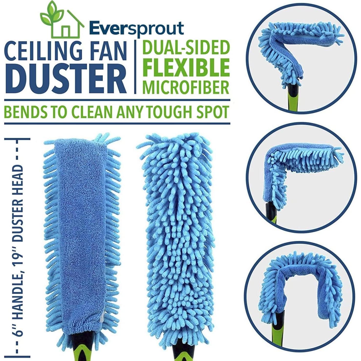 Limpiador de Techos y Ventiladores Eversprout 3 Pies Flexible