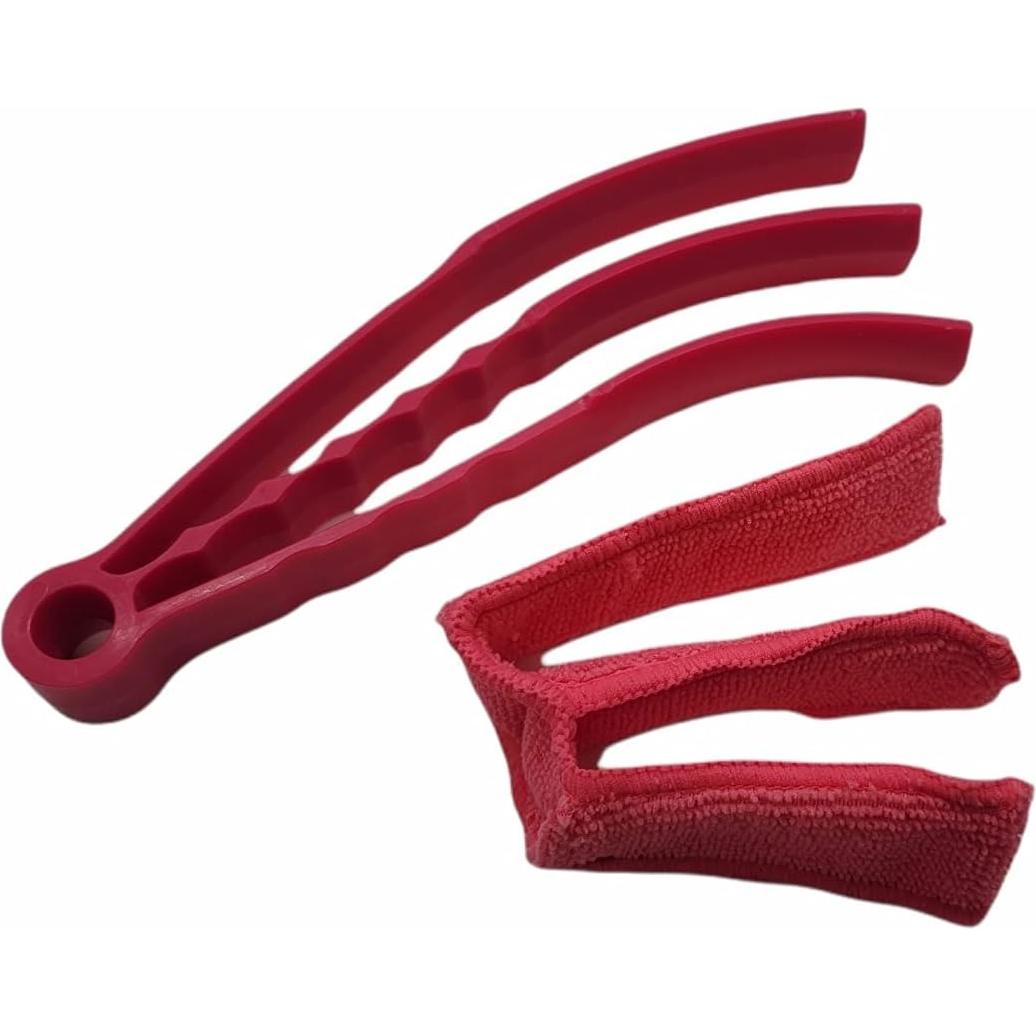 Limpiador de Persianas Handy Housewares con Cepillo de Microfibra Rosa