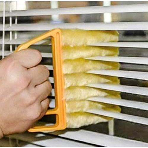 Limpiador de Persianas Kikunum 7 Dedos Microfibra Lavable