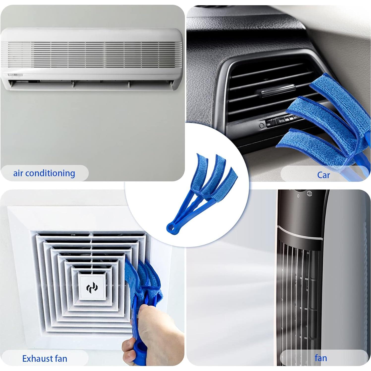 Limpiador de Persianas Venecianas WOSHOP 4 Piezas 7 Dedos