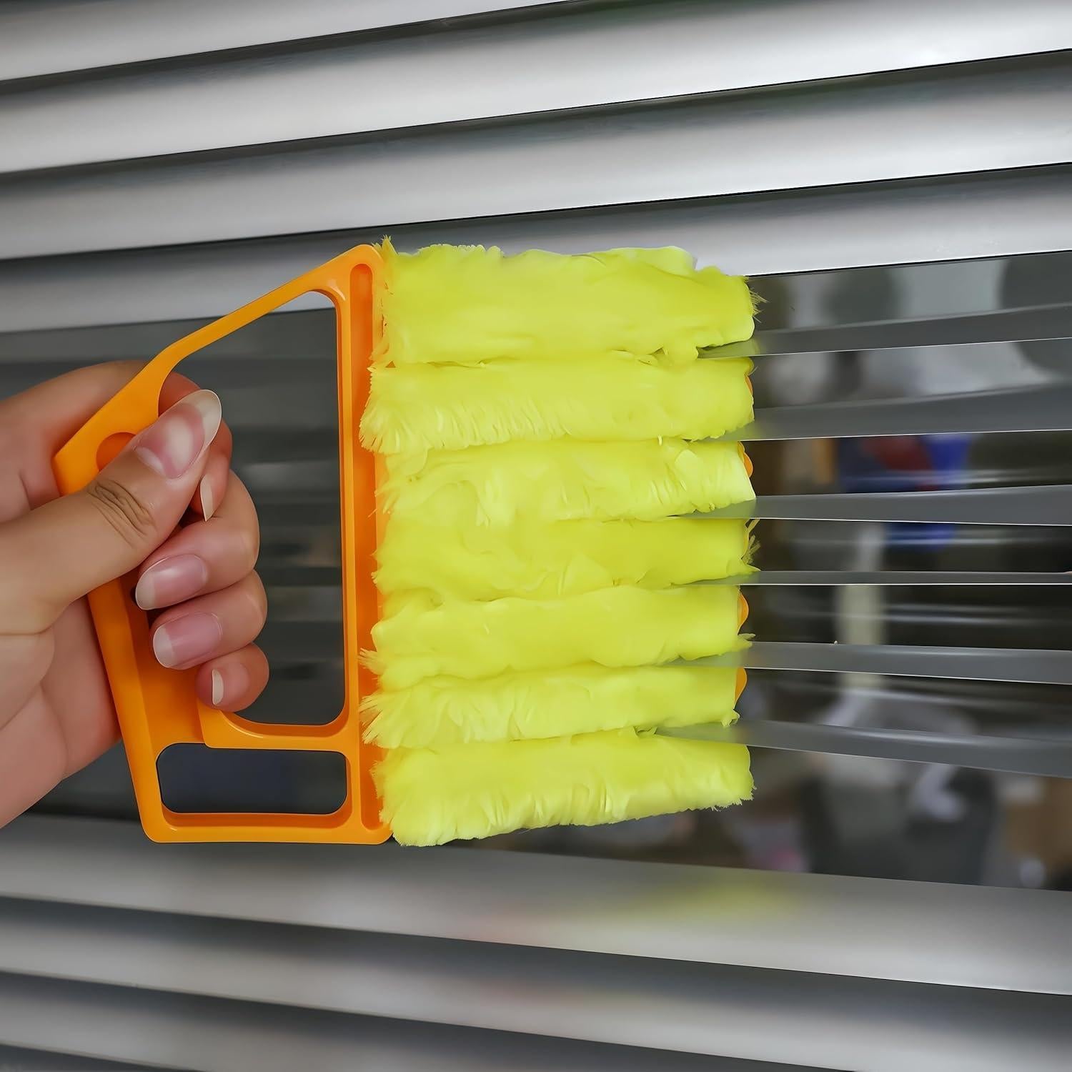 Cepillo Limpiador de Persianas Venecianas Geeloa 7 Dedos