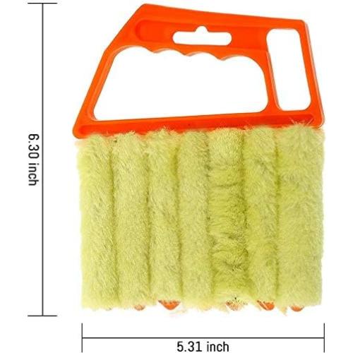 Cepillo Limpiador de Persianas Venecianas Geeloa 7 Dedos