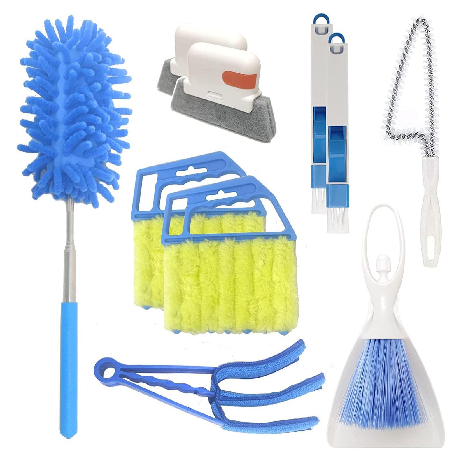 Juego de limpieza de persianas venecianas 10 piezas Weogot