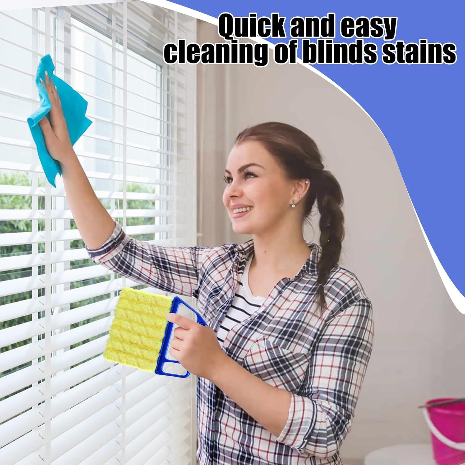 Cepillo de Limpieza de Persianas Vodolo con 6 Cabezas Intercambiables