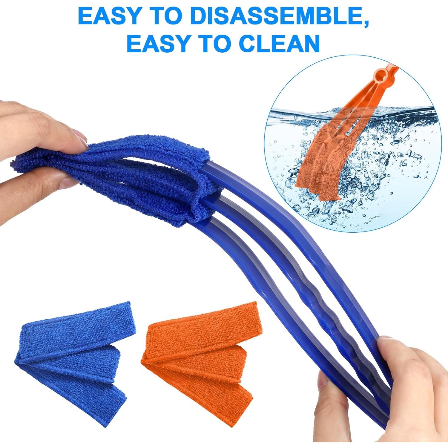 Limpiador de Persianas 2 en 1 EVEPRUS con Mangas Lavables