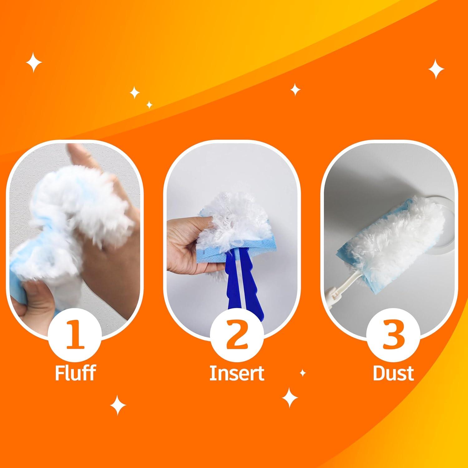 Kit de Limpieza LANARP con 35 Recargas y 2 Mangos Extensibles