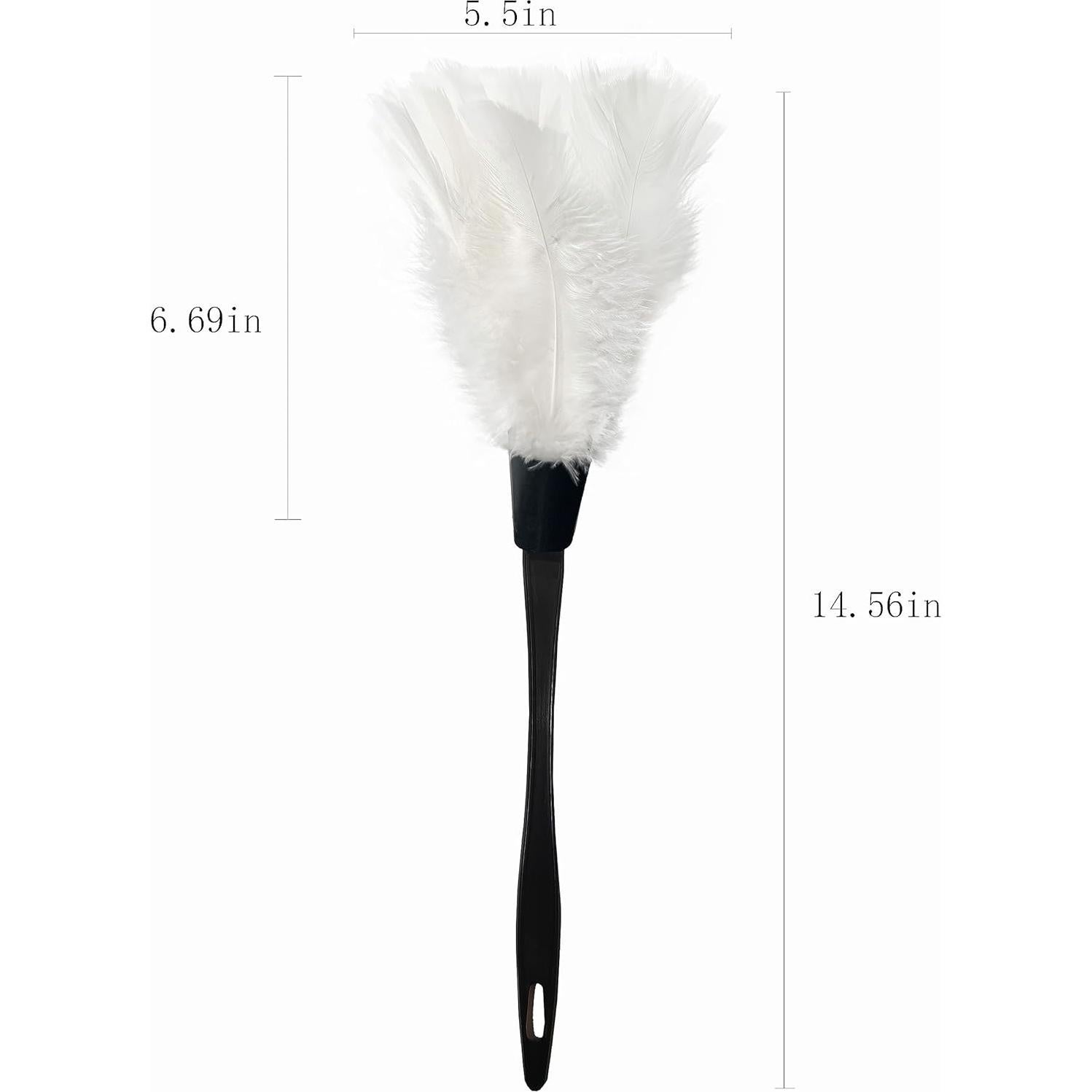 Duster de Plumas AIDUZETY 35.56 cm Blanco - Cepillo de Limpieza